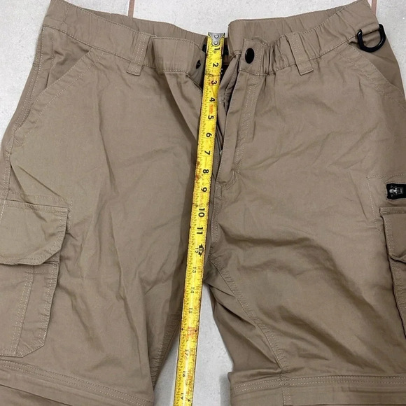 BC Clothing Mens Tan Hiking Nylon Convertible Pants Size XL - Picture 2 of 11